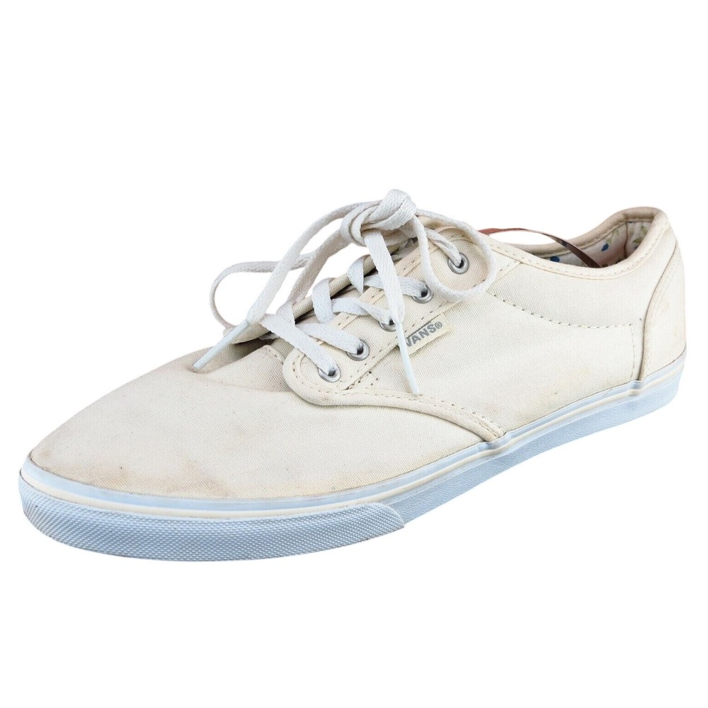 VANS‎ Women Size 9.5 M Beige Fashion Sneakers Fabric 1405